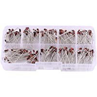 Diodos Zener 200pcs 10Values- surtido electrónico de diodos Piezas electrónicas 1N4738~1N4748 con caja de almacenamiento